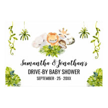 Animales salvajes de Baby Shower Jungle