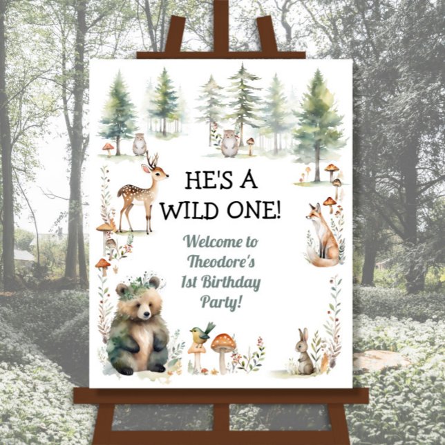Póster Animales silvestres de un bosque de bosques adorna (Subido por el creador)