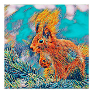 Póster AnimalMix_Squirrel_001_by_JAMColors