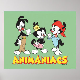 Póster Animaniacs Yakko, Dot y Wakko Standing