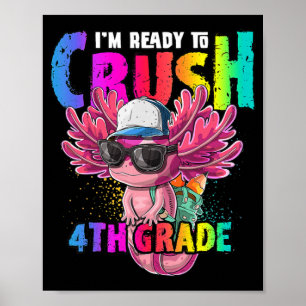 Póster Anime Axolotl Waifu Que Ama A Anime Ramen Y Sketc