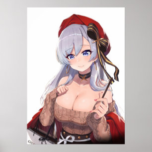 Póster Anime Beret Hottie