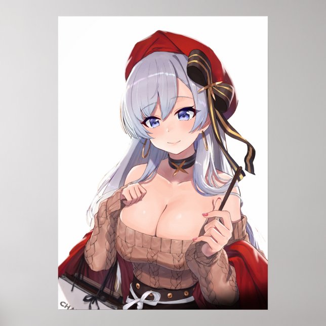 Póster Anime Beret Hottie (Frente)
