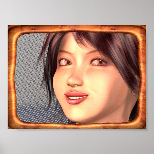 Póster Anime Chica (Frente)