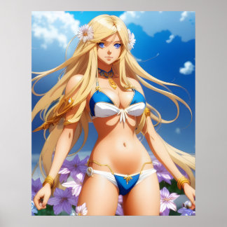Póster Anime chica