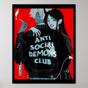 Póster Anime Chica Kawaii Waifu Egirl Aesthetic Japanese 