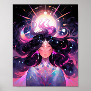Póster Anime Chica Magical Princess