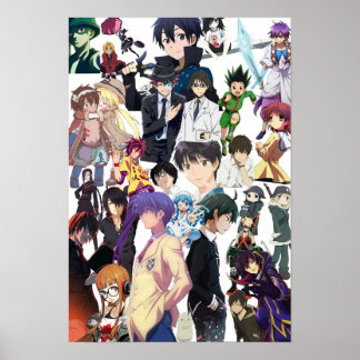 Póster Anime Collage 1