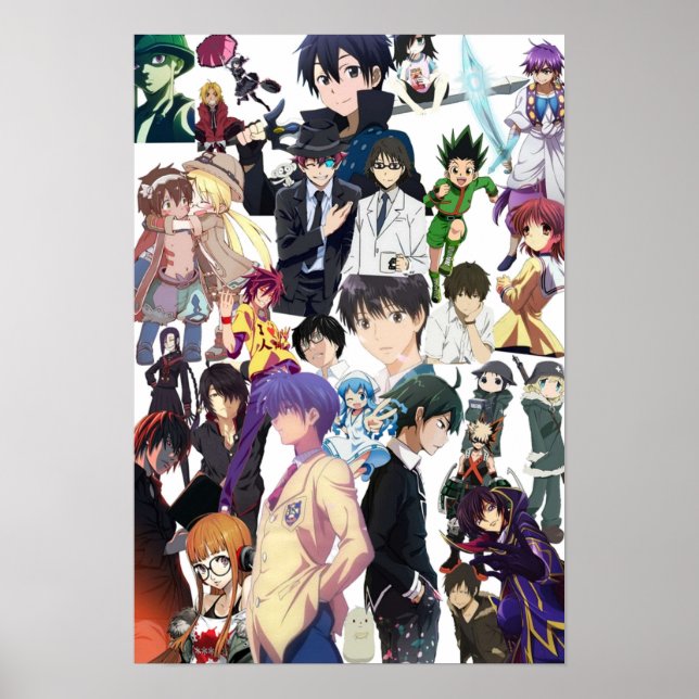 Póster Anime Collage 1 (Frente)