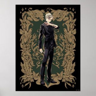 Póster Anime Draco Malfoy Ornate Frame