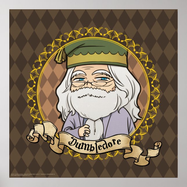 Póster Anime Dumbledore (Frente)