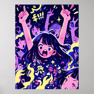 Póster Anime Fiesta