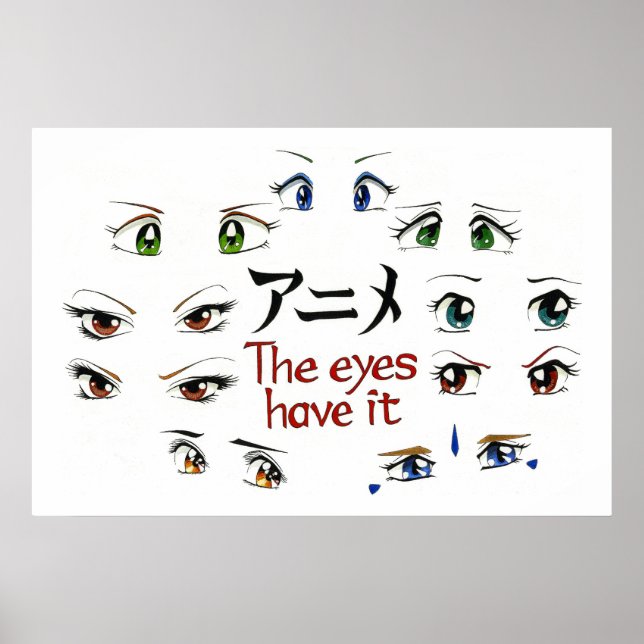 Póster Anime: Los Ojos Lo Tienen (Frente)