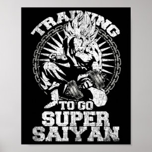 Póster Anime Lover Bodybuilder Funny Workout Fitness Gym