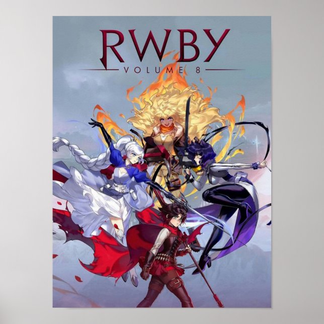 Póster Anime RWBY Folume 8 (Frente)