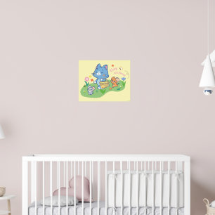 Póster Anime Tom, Jerry y Tuffy Picnic