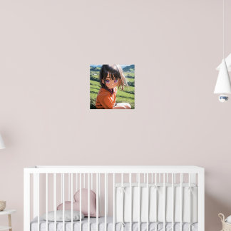 Póster Anime Youngster en la Naturaleza