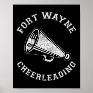 Póster Ánimo de Fort Wayne angustiado Retro 90's animador