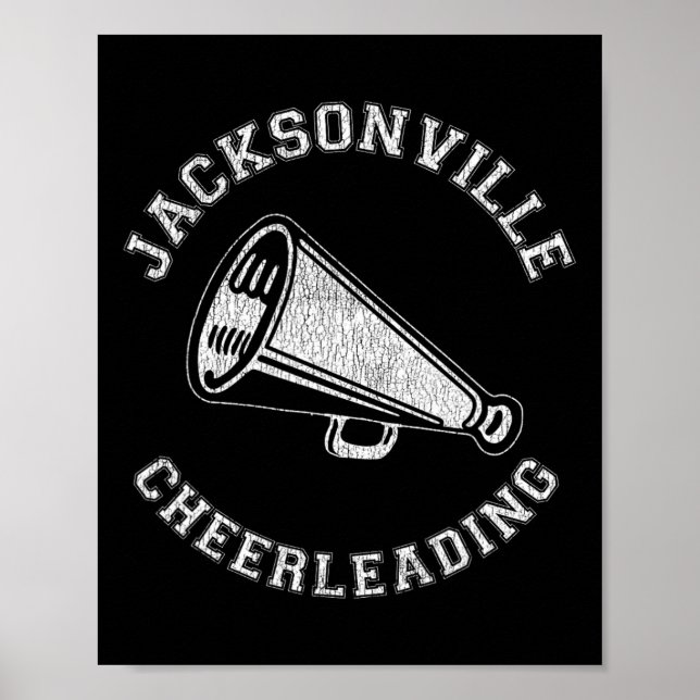 Póster Ánimo de Jacksonville Angustiado Retro 90's Animad (Frente)