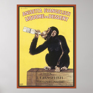 Póster Anisetta Evangelisti