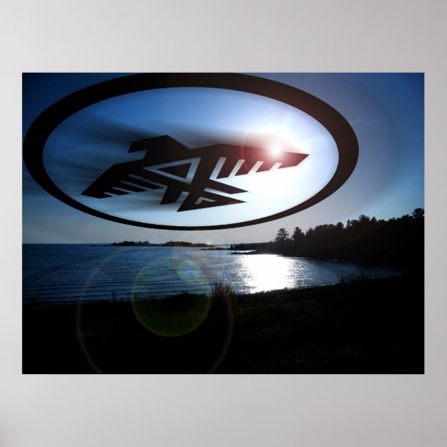 Póster Anishinabek Thunderbird (Frente)