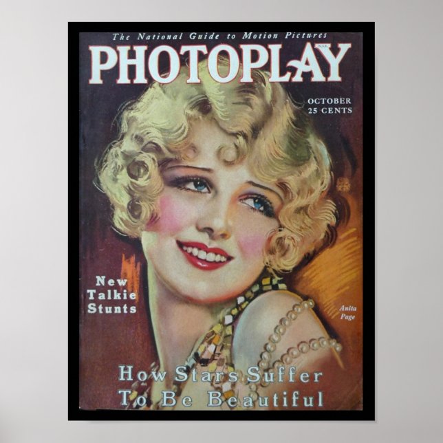 Póster Anita Page Photoplay Poster (Frente)