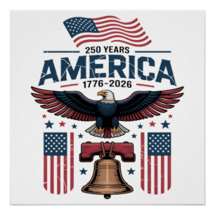 Póster aniversario 250 de américa