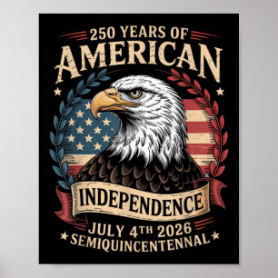 Póster Aniversario 250 de América 250 Años América