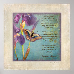 Póster Aniversario, Corinthians 13 del capítulo 1 del