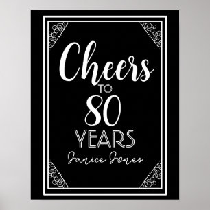 Póster Aniversario de cumpleaños La jubilación cambia el 