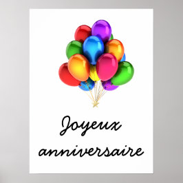 Póster Aniversario de Joyeux