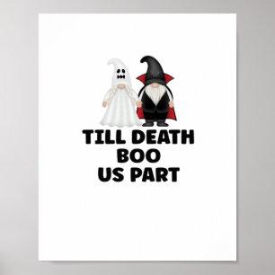 Póster Aniversario del Boda de Halloween - Hasta la muert