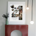 Póster Aniversario del Boda del Collage de fotos de los c<br><div class="desc">Impresión de Collage de fotos de 4 años juntos Celebra cuatro años de amor con este collage de fotos personalizado de "4 años juntos", diseñado por Las manzanas del partido. Con un espacio para 13 fotos atesoradas, este elegante keepsake captura lo más destacado de su viaje compartido y su historia...</div>