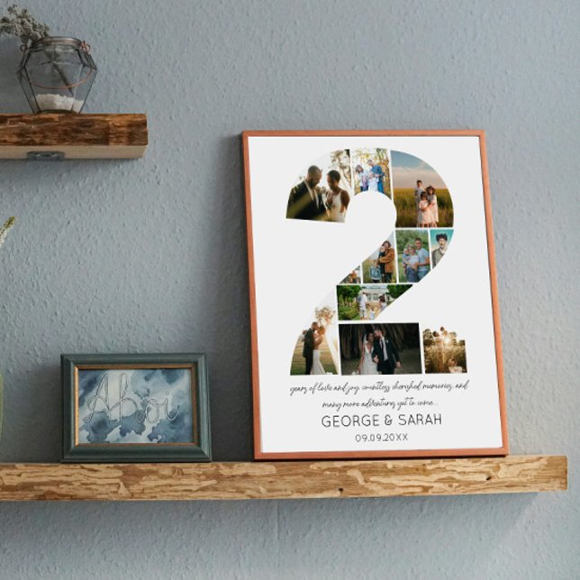 Póster Aniversario del Boda del Collage de fotos Juntos (Subido por el creador)