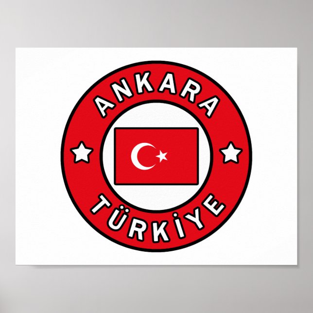 Póster Ankara Türkiye (Frente)