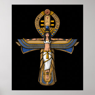 Póster Ankh egipcio