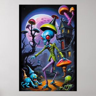 Póster Ankle-Biter en Shroom Town Pop Fantasía