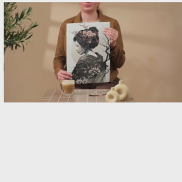 Póster Anmutige japanische Geisha -