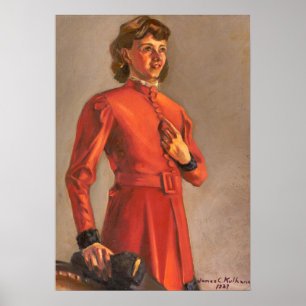 Póster Ann Kulhanek Becka - Retrato de Kulhanek