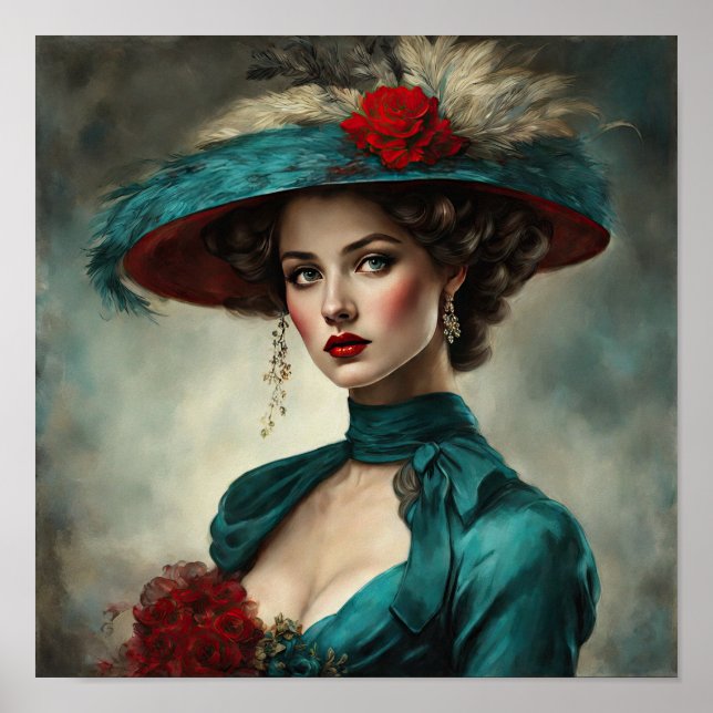 Póster Anna A Adeper Art Deco Lady (Frente)