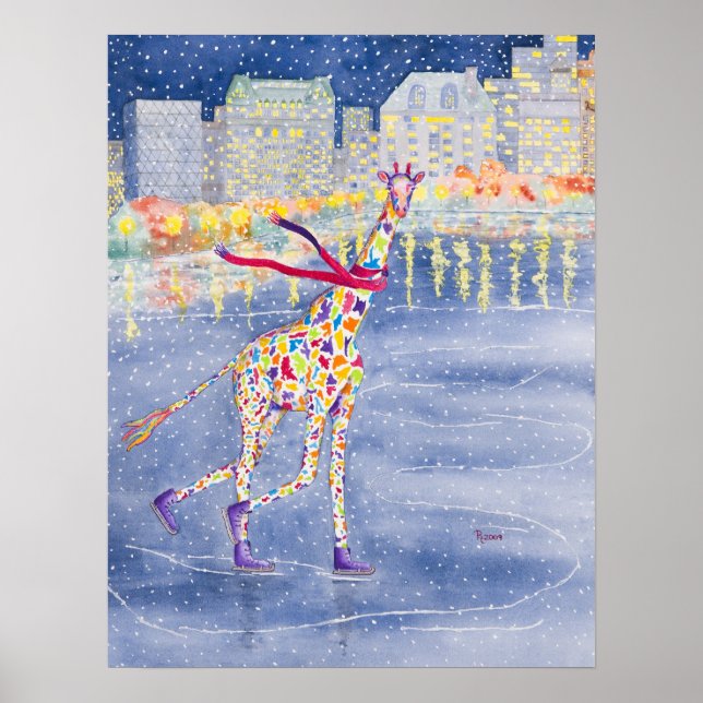 Póster Annabelle en el Poster del hielo (Frente)