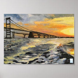 Póster Annapolis Maryland Chesapeake Bay Bridge Poster