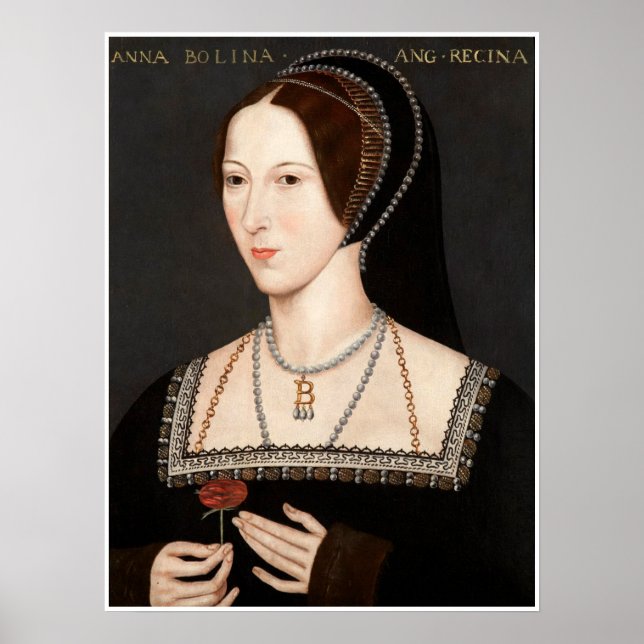 Póster Anne Boleyn Tudor Queen Hever Castle (Frente)