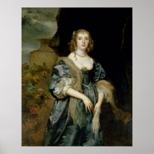 Póster Anne Carr, condesa de Bedford, c.1638