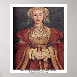 Póster Anne de Cleves. Hans Holbein el más joven