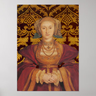 Póster Anne de Cleves, reina del retrato de Inglaterra