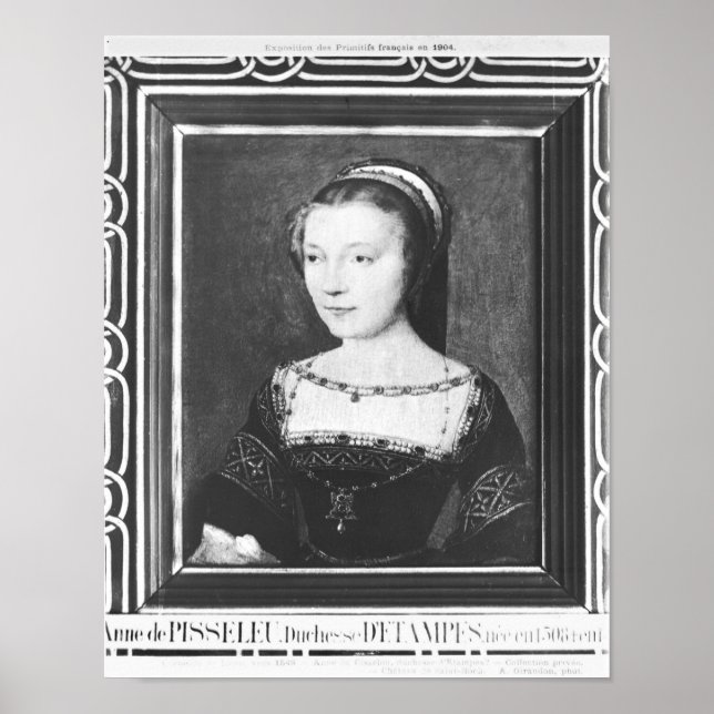 Póster Anne de Pisseleu Duchess of Etampes, c.1448 (Frente)