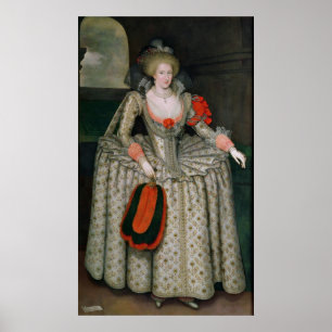 Póster Anne of Denmark, c.1605-10