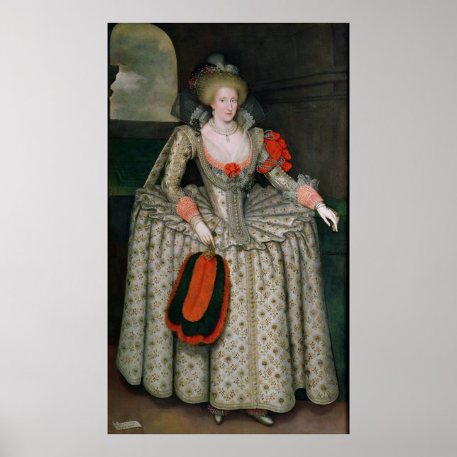 Póster Anne of Denmark, c.1605-10 (Frente)