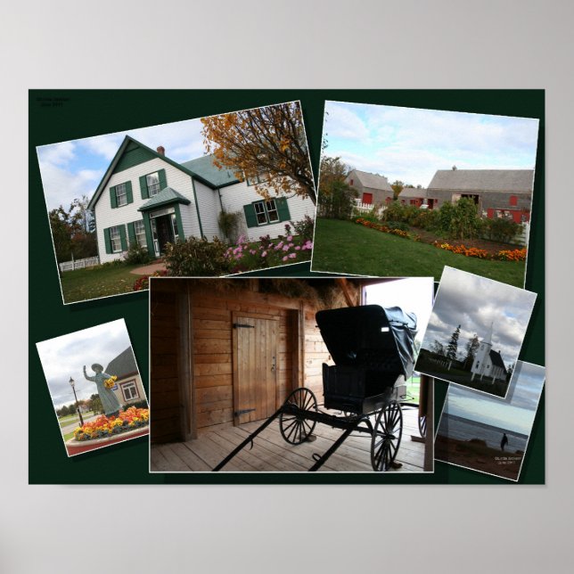 Póster Anne of Green Gables, collage poster! (Frente)